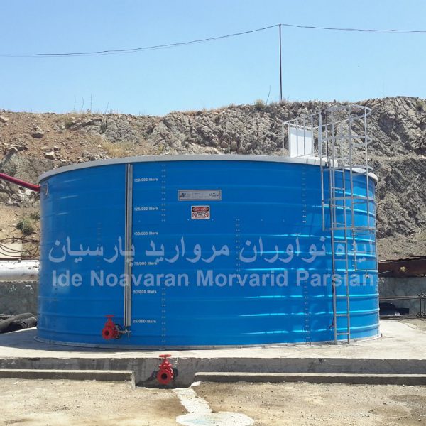 ساخت انواع مخزن استوانه ای آب در ایران